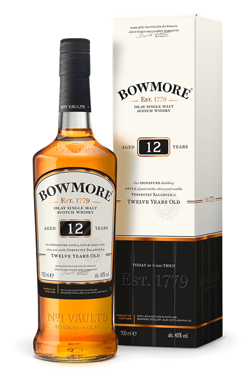 Bowmore 12 års, 0,7 L, 40%